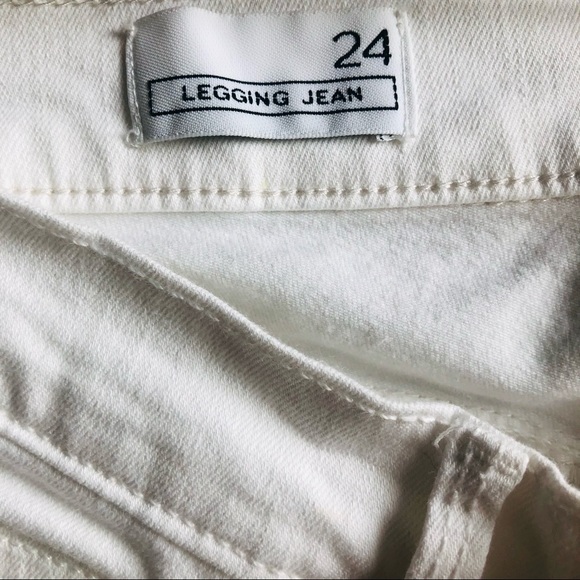 Gap White Cropped Ankle Skimmers - Picture 4 of 12